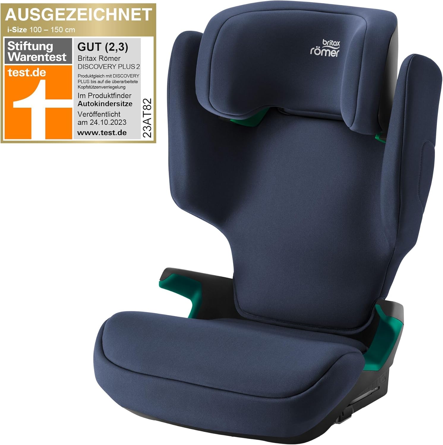 Fotelik samochodowy BRITAX RÖMER DISCOVERY PLUS 2 ISOFIX 100–150 cm Midnight Grey