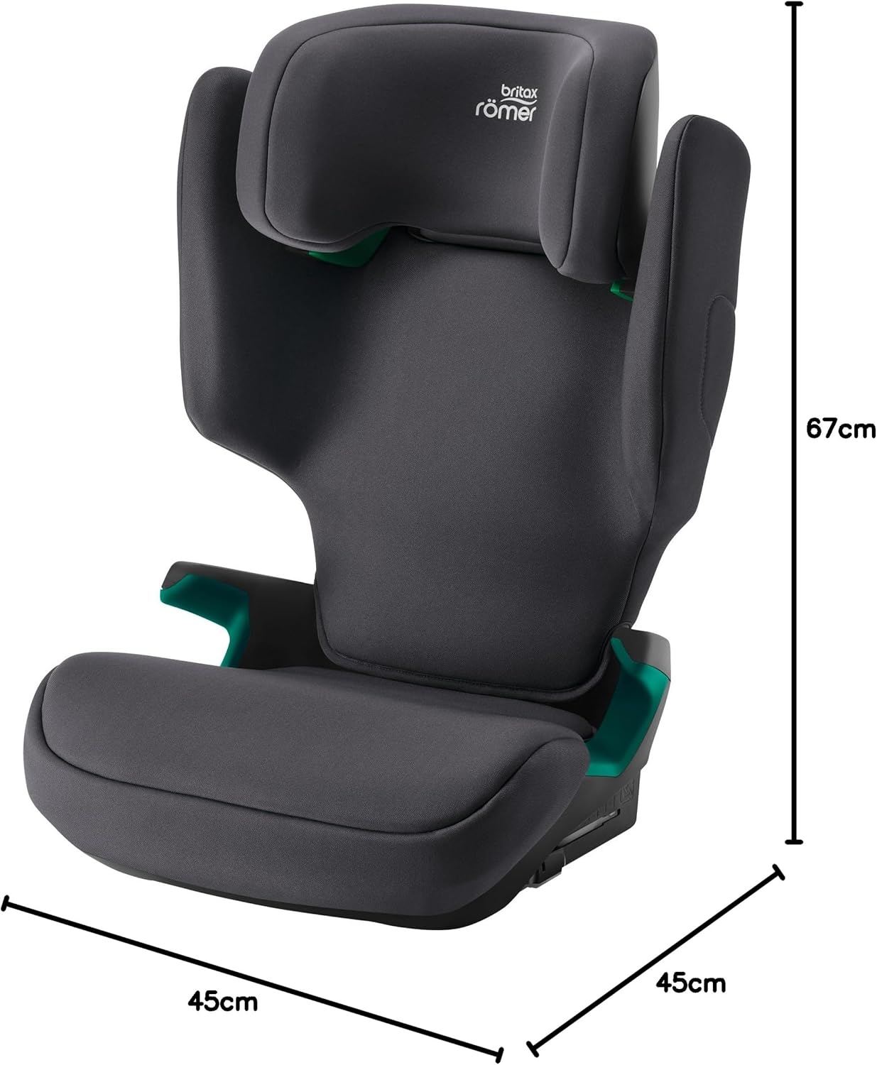 Fotelik samochodowy BRITAX RÖMER DISCOVERY PLUS 2 ISOFIX 100–150 cm Midnight Grey